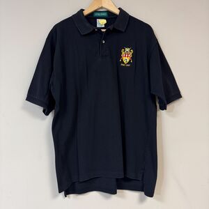 Pennsylvania Military College Black Polo Shirt Mens XL Widener University 1967